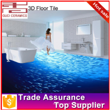 Plancher 3D pour numérique 3d inkject photo salle de bain carreau céramique 3d carrelage